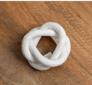 פסל דקורציה טרוורטין מעוגלת