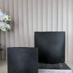 אגרטל שחור גלי