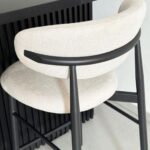 כיסא פינת אוכל / בר - שחור לבן