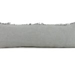 כרית אליס מאורכת סיומת פרומה - אפור