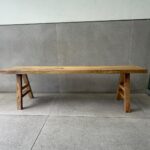 ספסל מעוצב מעץ מנגו