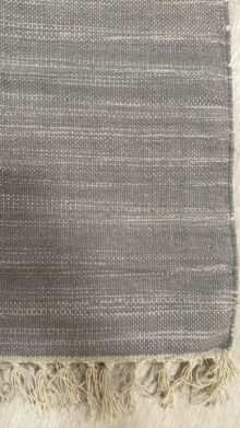 ⁦שטיח כותנה אפור/בז'⁩ – תמונה ⁦5⁩