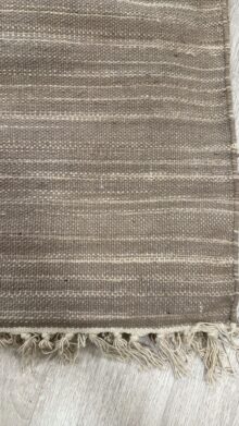 ⁦שטיח כותנה אפור/בז'⁩ – תמונה ⁦6⁩
