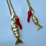 שרשרת דג עם תליון פלפל