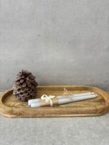 ⁦מגש אובלי מעץ מנגו⁩ – תמונה ⁦8⁩