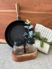 ⁦מחבת קרמית ידית עץ⁩ – תמונה ⁦8⁩