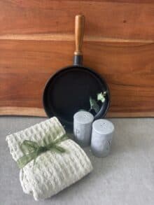 ⁦מחבת קרמית ידית עץ⁩ – תמונה ⁦5⁩