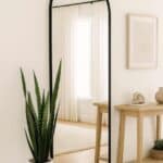 מראת גוף קשת מסגרת שחורה