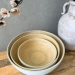 סט קערות הגשה במבוק