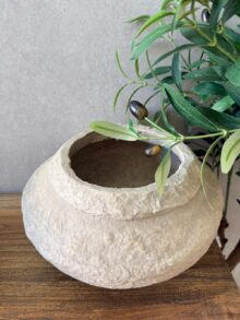 כד מעוצב עם טקסטורה במראה עתיק – תמונה 7