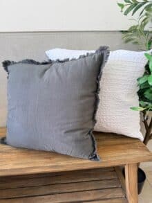 כרית איידן אפורה – תמונה 2