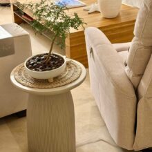 ⁦שולחן מוקה פסים⁩ – תמונה ⁦3⁩