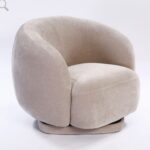 כורסה מסתובבת - בז'