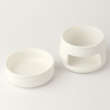 ⁦מבער קרמיקה לבן⁩ – תמונה ⁦2⁩