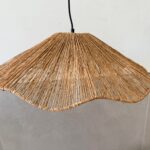 מנורת תקרה פרח יוטה