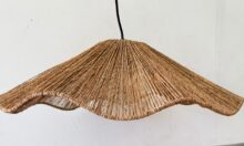 ⁦מנורת תקרה פרח יוטה⁩ – תמונה ⁦4⁩