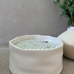 נר חרס עגול 6 פתילים