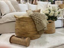 ⁦סל קש חרוזי עץ⁩ – תמונה ⁦4⁩