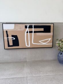 ⁦ציור קיר אבסטרקטי בעבודת יד⁩ – תמונה ⁦7⁩