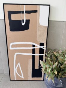 ⁦ציור קיר אבסטרקטי בעבודת יד⁩ – תמונה ⁦5⁩