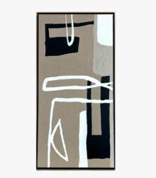 ⁦ציור קיר אבסטרקטי בעבודת יד⁩ – תמונה ⁦2⁩