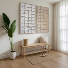 ⁦זוג תמונת קיר אמנותית קוביות⁩ – תמונה ⁦2⁩