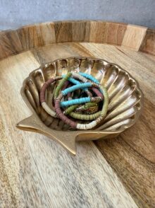 ⁦צלוחית צדף זהב קטנה⁩ – תמונה ⁦3⁩