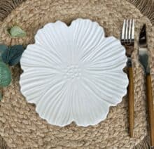 ⁦סט צלחות פרח⁩ – תמונה ⁦2⁩